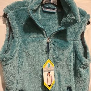 Free Country Blue Alpine Butter Pile Fleece Vest